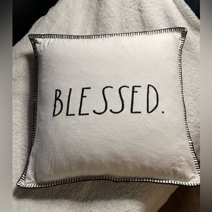 Rae Dunn Blessed pillow